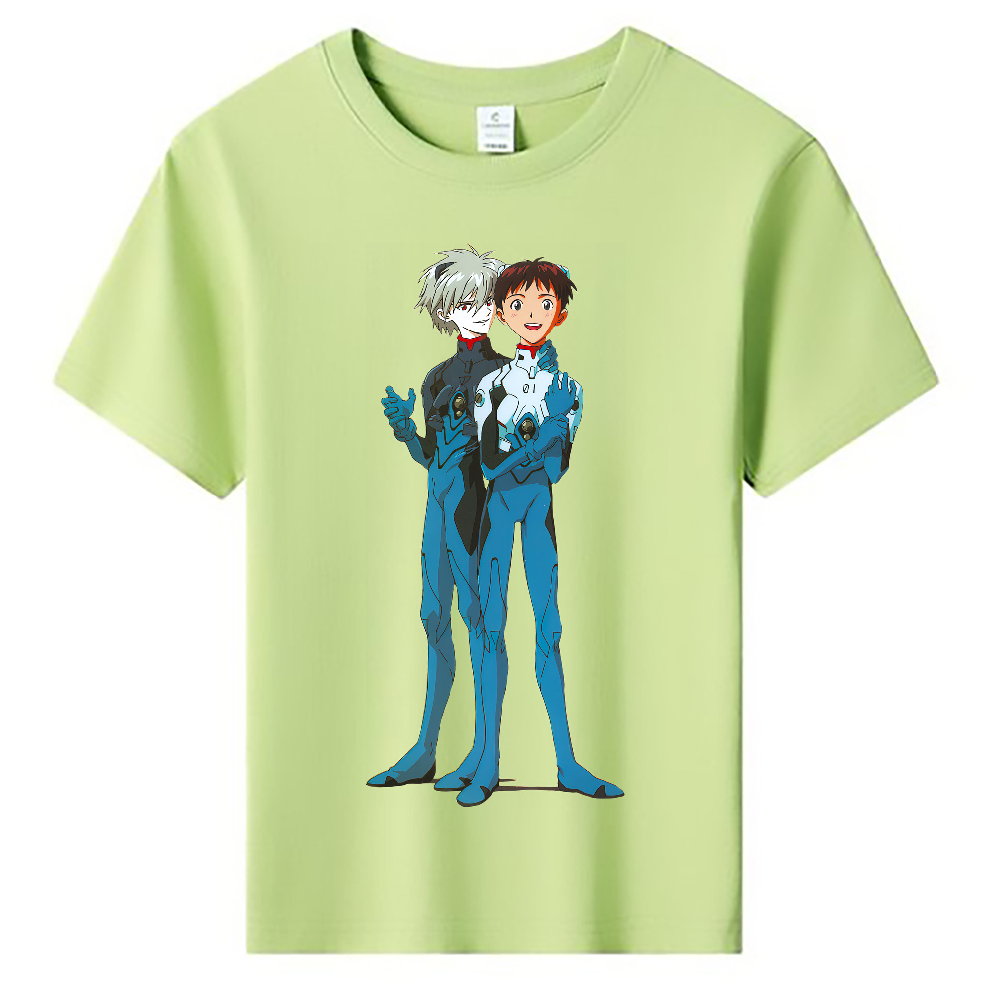 （画像用） EVA 新世紀エヴァンゲリオン 綿100％キッズTシャツ（フロントプリント）